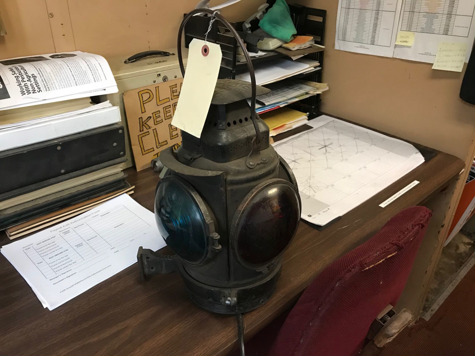 Wine Train lantern